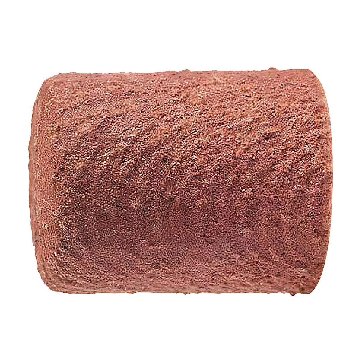 Pferd POLICAP PC ZYA cap, cylindrical, terracotta red fine grain with curved weave lines, wide cap, side view