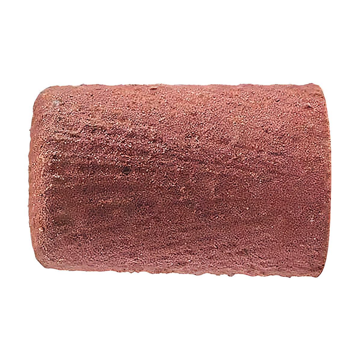 Pferd POLICAP PC ZYA cap, tall cylindrical, terracotta red fine grain with curved weave lines, side view