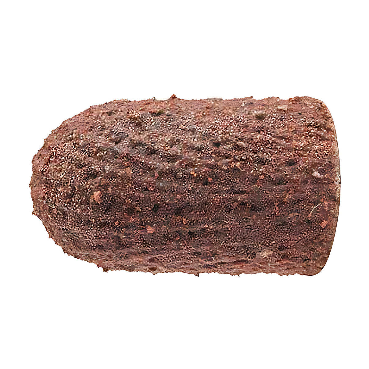 Pferd POLICAP PC WRC cap, cylindrical with radius end, red-brown grain with small dark pits, narrow cap, side view