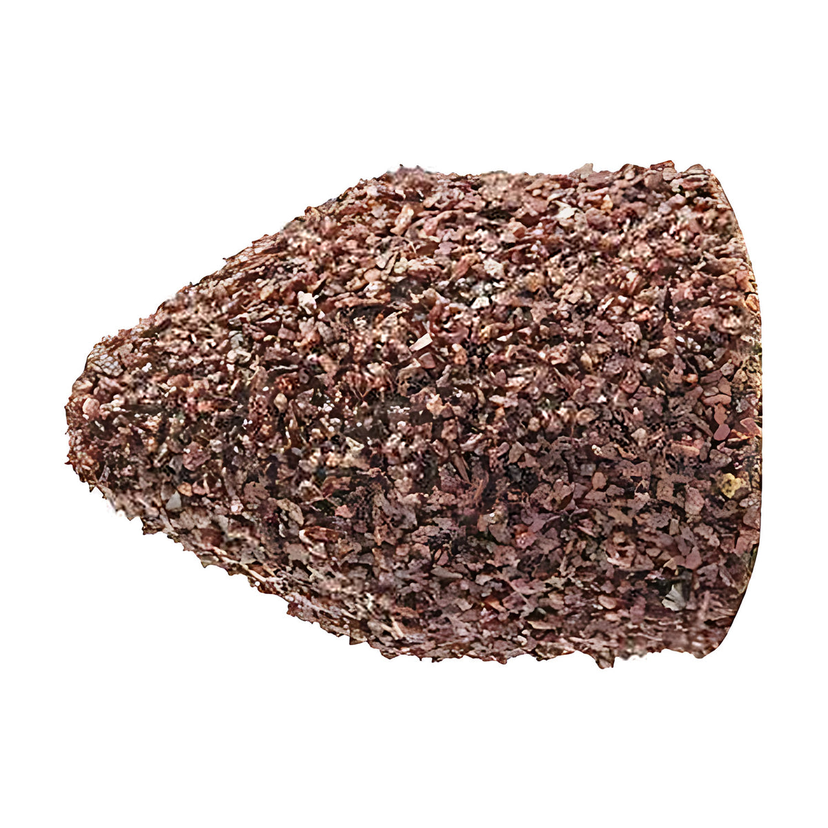 Pferd POLICAP PC WKG cap, tapered conical, coarse red-brown grain, wide cap, side view