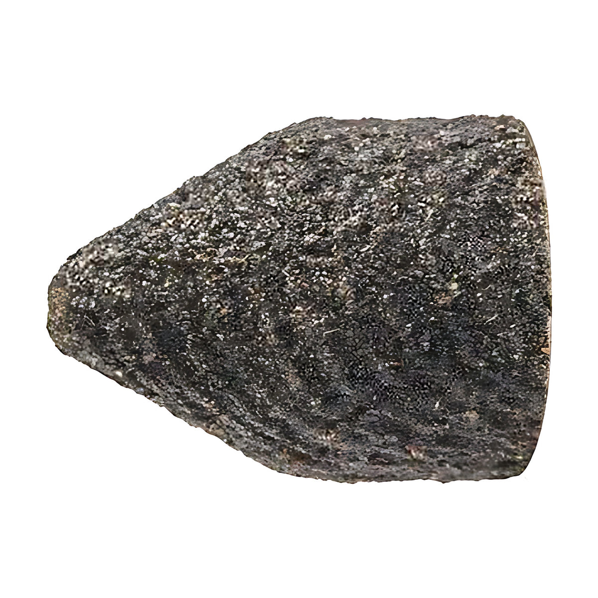 Pferd POLICAP PC WKG cap, tapered conical, dark grey ridged grain, wide cap, side view
