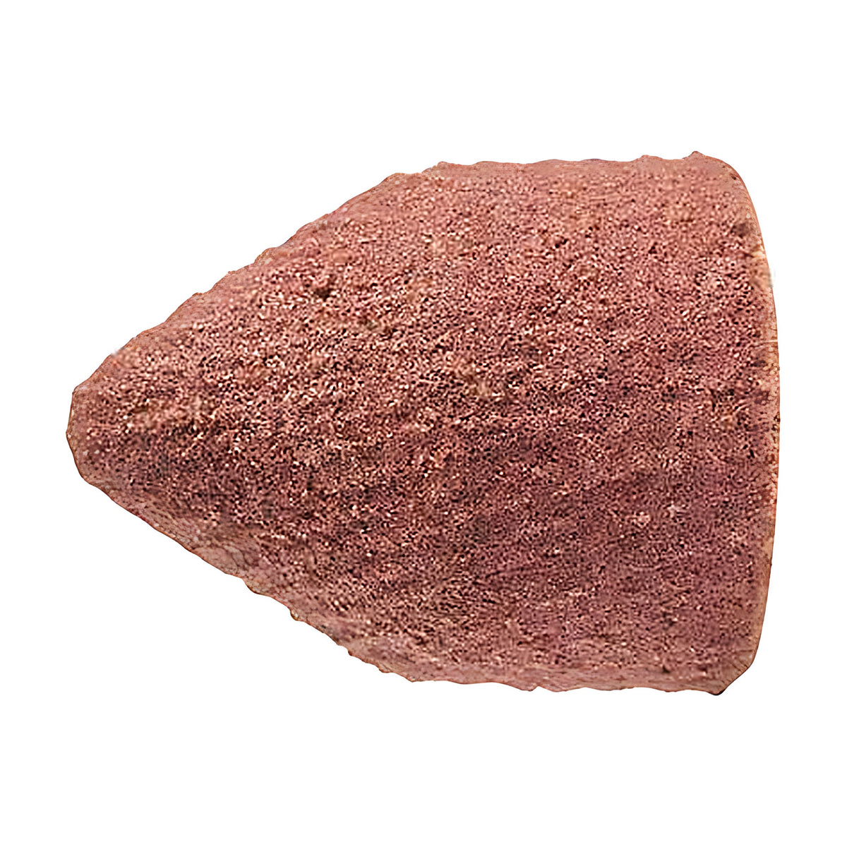 Pferd POLICAP PC WKG cap, tapered conical with a pointed end, tan-orange fine grain, large cap, side view