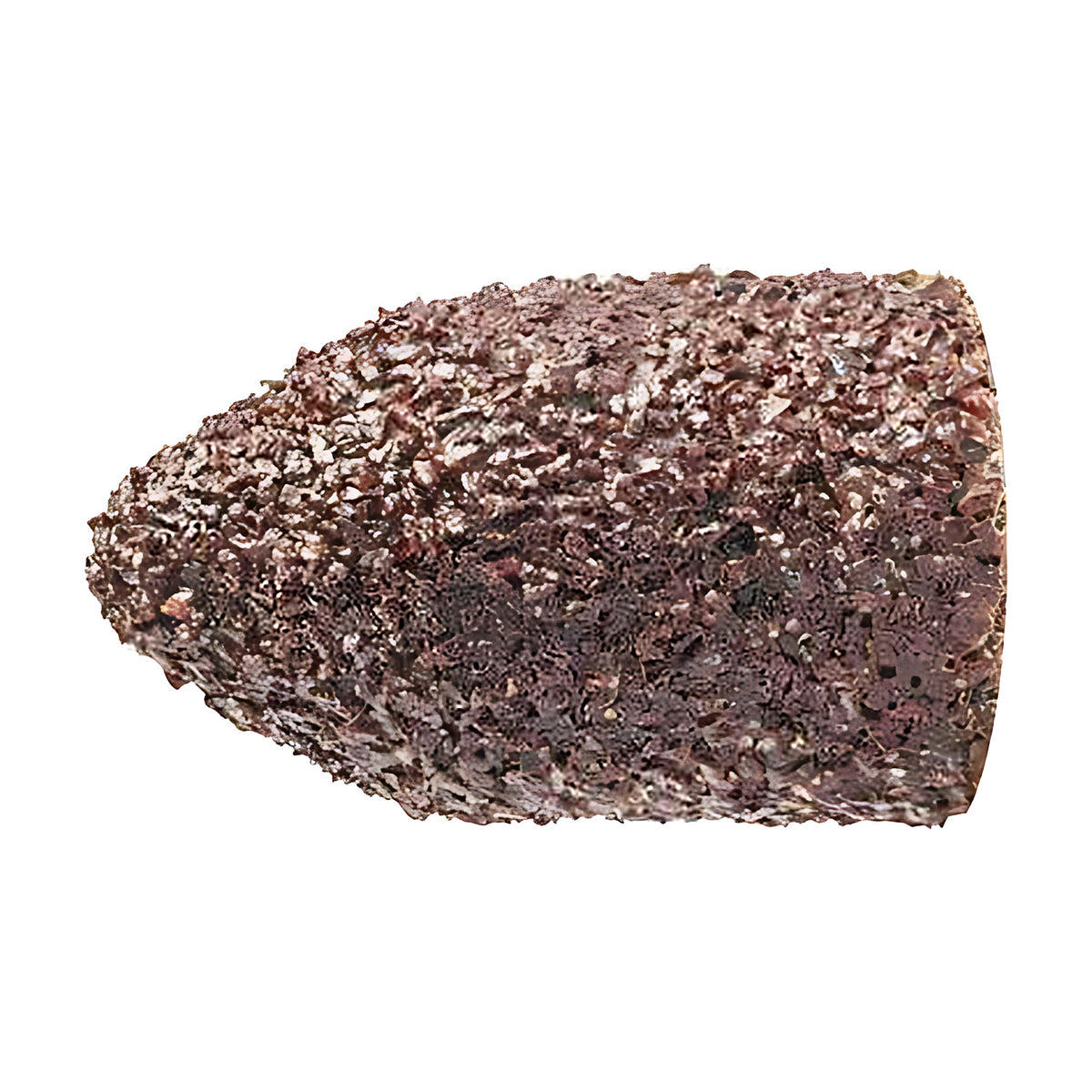 Pferd POLICAP PC WKG cap, tapered conical, coarse red-brown grain, medium width, side view