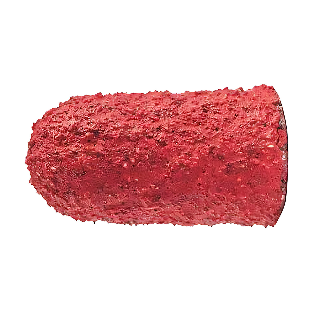 Pferd POLICAP PC WRC CO-COOL cap, bright red ceramic grain, small slim cylindrical cap with radius end, side view