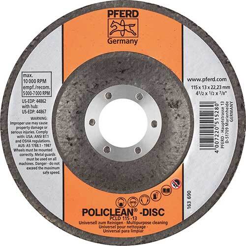 Pferd Policlean PCLD Disc - Black - AIMS Industrial Supplies