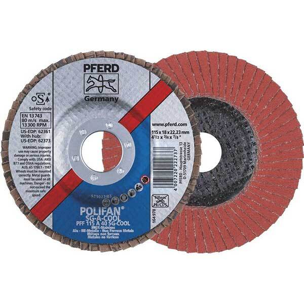 Pferd Polifan Conical Flap Disc Premium Al Oxide COOL - AIMS Industrial Supplies
