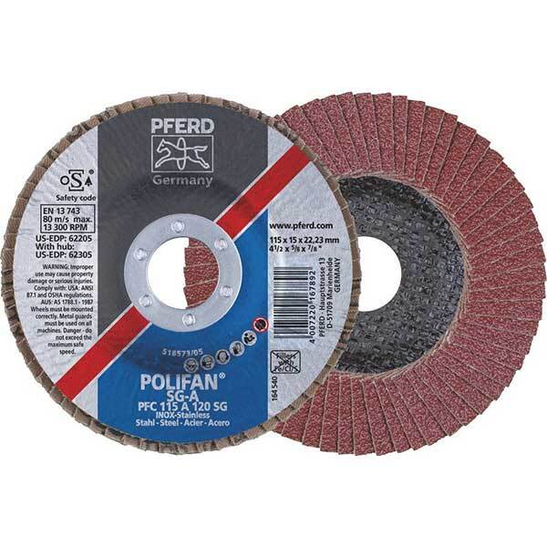 Pferd Polifan Conical Flap Disc Premium Al Oxide - Steel/Inox1