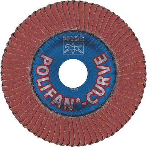 Pferd Polifan Flap Disc SGP Aluminium Oxide - Curve L3