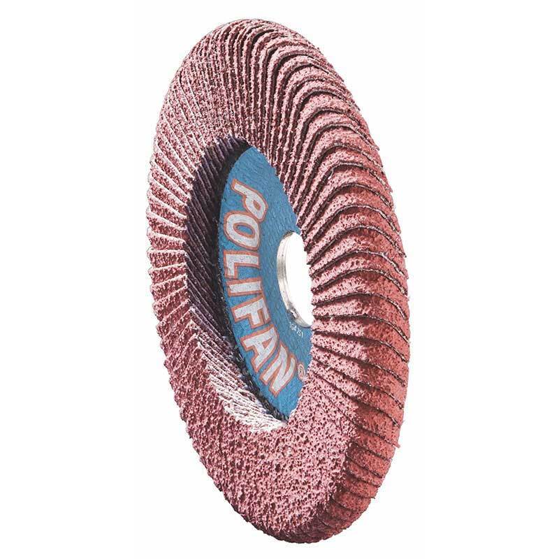 Pferd Polifan Flap Disc SGP Ceramic - Steel/Inox Curve - AIMS Industrial Supplies