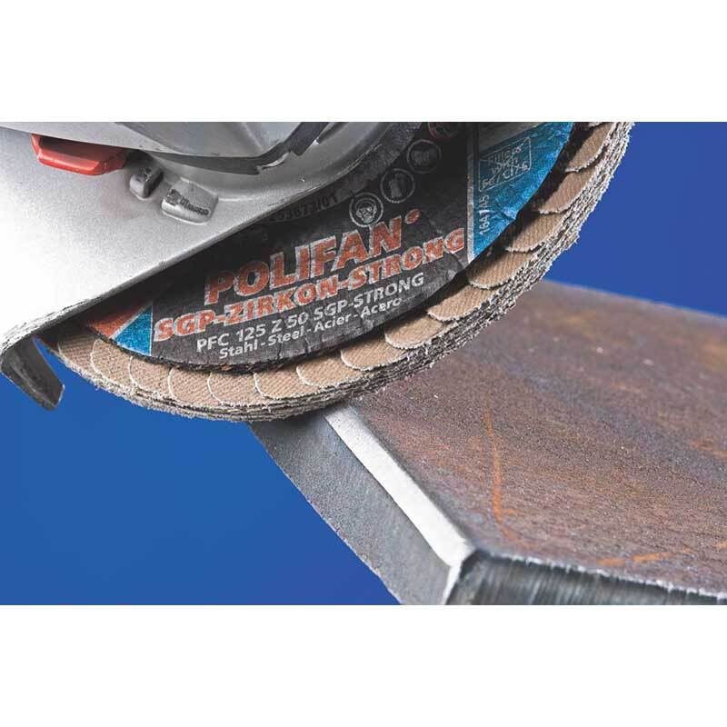 Pferd Polifan Flap Disc SGP Zirconia - Steel Strong4