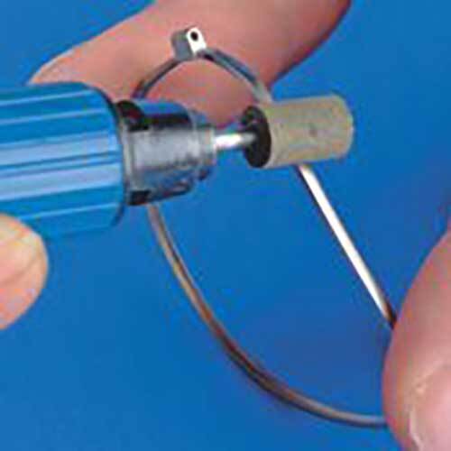 Pferd POLIFLEX Mounted Point Leather PF KU 8mm 41401212 - Pack of 10 - AIMS Industrial Supplies