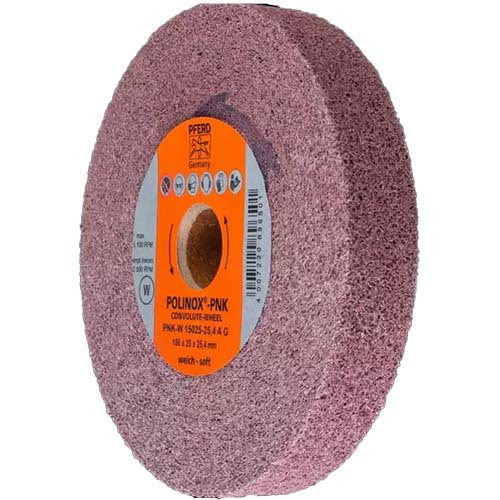 Pferd Polinox Convolute Grinding Wheel - PNK AG Soft 150 x 25mm 47802730