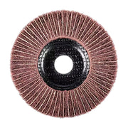 Pferd Polinox PNZ 125 mm grinding disc, non-woven flaps fanned radially around a black centre backing