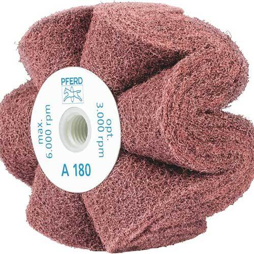 Pferd Polinox Ring Wheel - Radial PNG 100 x 50mm M14 180 Grit 44642202