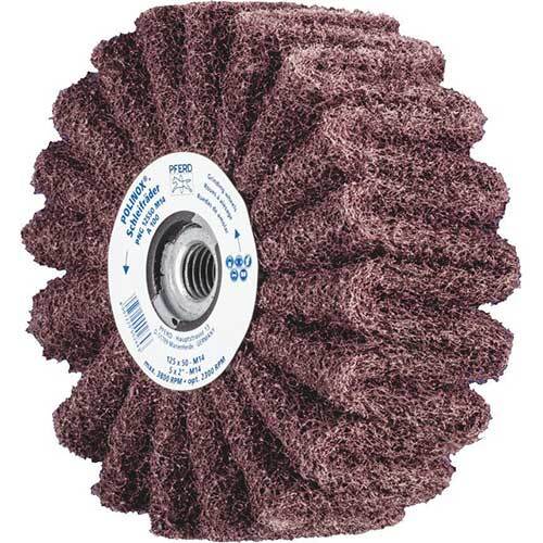 Pferd Polinox Ring Wheel - Wavy PNG 125 x 50mm M14 100 Grit 44642501