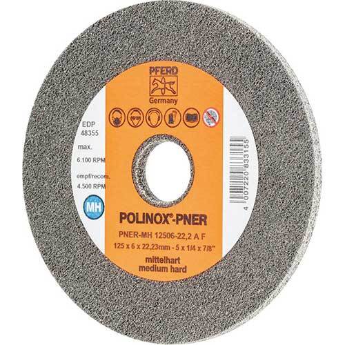 Pferd Polinox Ring Wheels Unitized Discs 125 x 6mm Fine 44691252 - AIMS Industrial Supplies