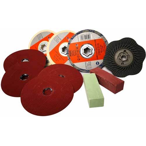 Pferd Polishing Kit Combiclick 125mm 49900029 - Starter Pack - AIMS Industrial Supplies