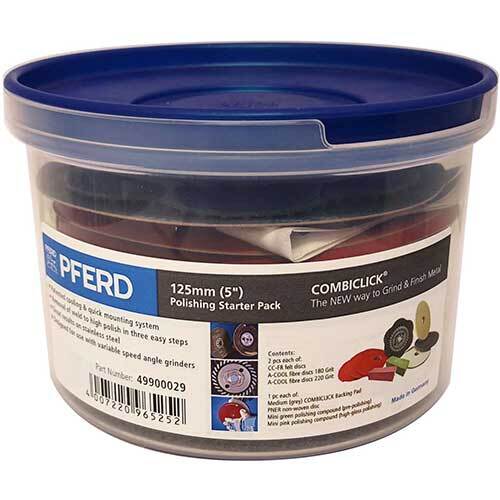 Pferd Polishing Kit Combiclick 125mm 49900029 - Starter Pack1