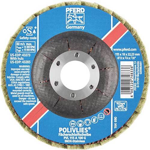 Pferd Polivlies PVL Flap Disc - AIMS Industrial Supplies