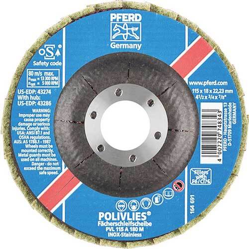 Pferd Polivlies PVL Flap Disc - AIMS Industrial Supplies