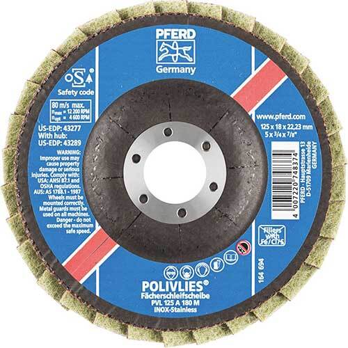 Pferd Polivlies PVL Flap Disc - AIMS Industrial Supplies