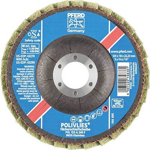 Pferd Polivlies PVL Flap Disc - AIMS Industrial Supplies