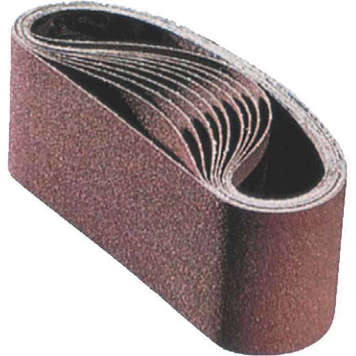 Pferd Portable Sanding Belt Al Oxide 75 x 480mm 120 Grit 75600844 - Pack of 10