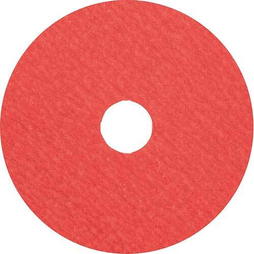 Pferd Resin Fibre Disc Ceramic Oxide - Unslotted 100mm 80 Grit - Pack of 25