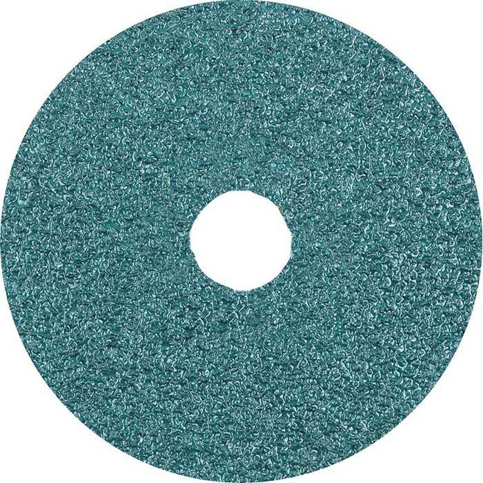 Pferd Resin Fibre Disc Zirconia - Unslotted 100mm (4") 24 Grit  - Pack of 25