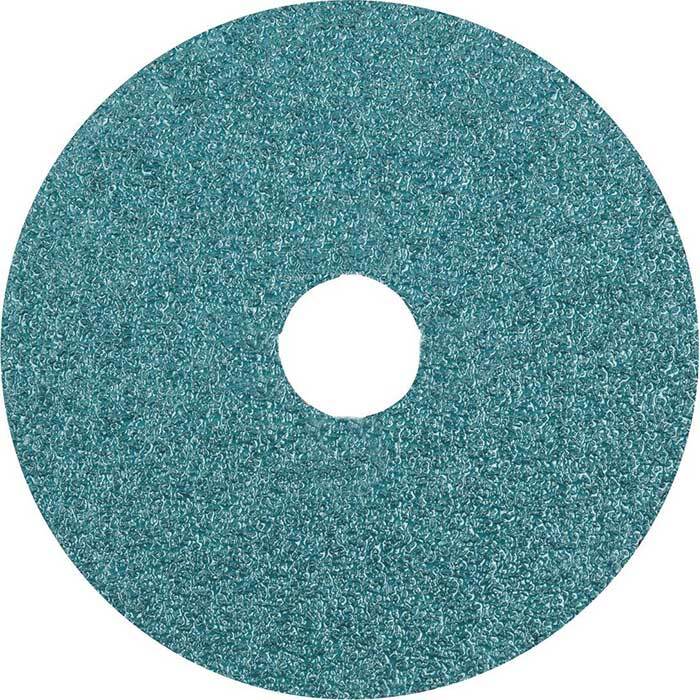 Pferd Resin Fibre Disc Zirconia - Unslotted 100mm (4") 36 Grit  - Pack of 25