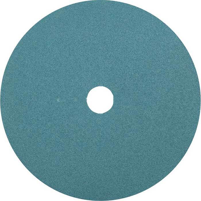 Pferd Resin Fibre Disc Zirconia - Unslotted 180mm (7") 120 Grit  - Pack of 25