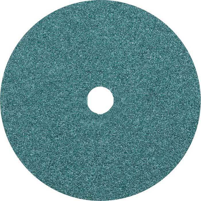 Pferd Resin Fibre Disc Zirconia - Unslotted 180mm (7") 24 Grit  - Pack of 25