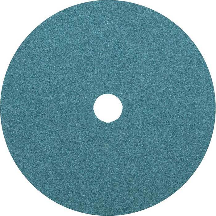 Pferd Resin Fibre Disc Zirconia - Unslotted 180mm (7") 60 Grit  - Pack of 25