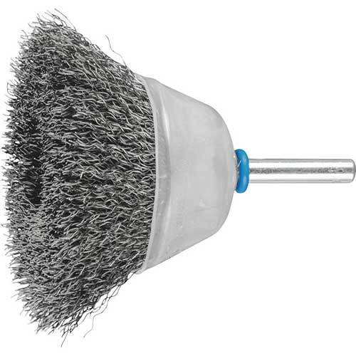Pferd Shaft Mounted Cup Brush Crimped 50 x 10mm 43703002 - Mini Pack1