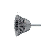 Pferd Shaft Mounted Cup Brush Crimped Inox Wire 50 x 10 mm - Pack of 10 - AIMS Industrial Supplies
