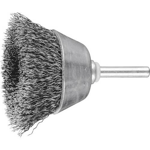 Pferd Shaft Mounted Cup Brush Crimped Steel - AIMS Industrial Supplies