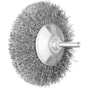 Pferd Shaft Mounted Wheel Brush Bevel Crimped 95 x 10mm 43312501 - Pack of 10 - AIMS Industrial Supplies