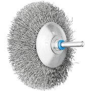 Pferd Shaft Mounted Wheel Brush Bevel Crimped Inox 95 x 10mm 43312503 - Pack of 10 - AIMS Industrial Supplies