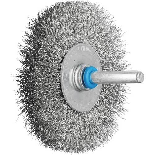 Pferd Shaft Mounted Wheel Brush Crimped Inox SS Wire - AIMS Industrial Supplies