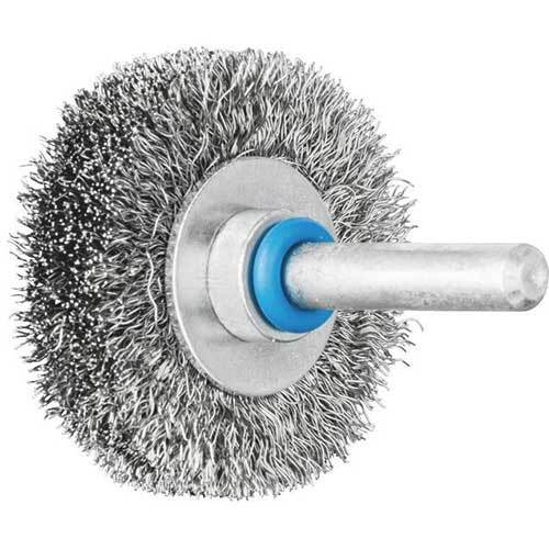 Pferd Shaft Mounted Wheel Brush Crimped Inox SS Wire - AIMS Industrial Supplies