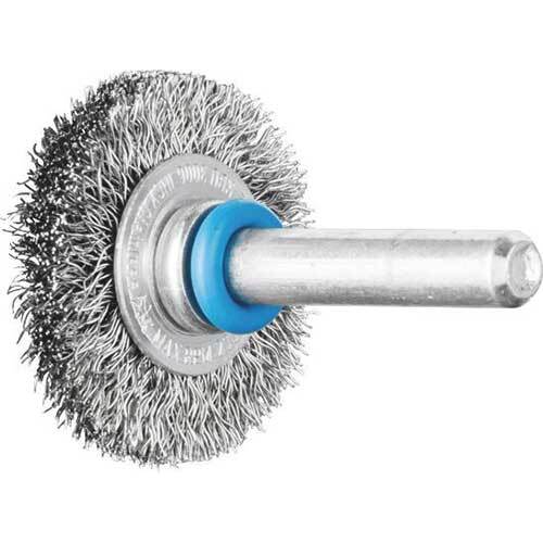 Pferd Shaft Mounted Wheel Brush Crimped Inox SS Wire - AIMS Industrial Supplies