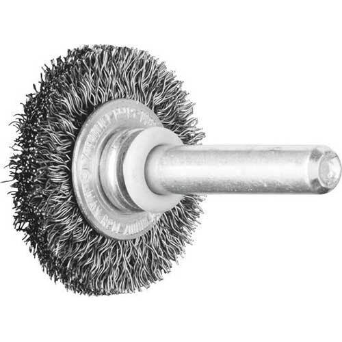 Pferd Shaft Mounted Wheel Brush Crimped Steel Wire - AIMS Industrial Supplies