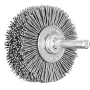 Pferd Shaft Mounted Wheel Brush Plastic SiC 50 x 15mm 43104004 - Pack of 10 - AIMS Industrial Supplies