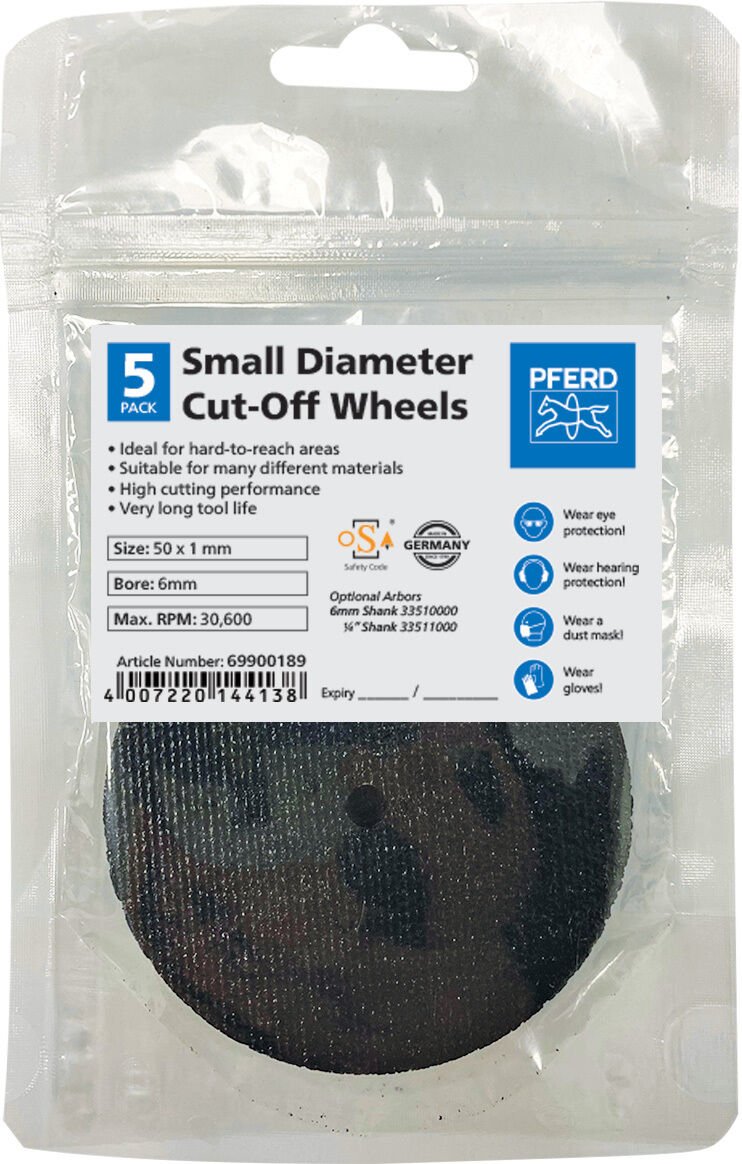 Pferd Small Diameter Flat Cut-Off Wheel Steelox - AIMS Industrial Supplies