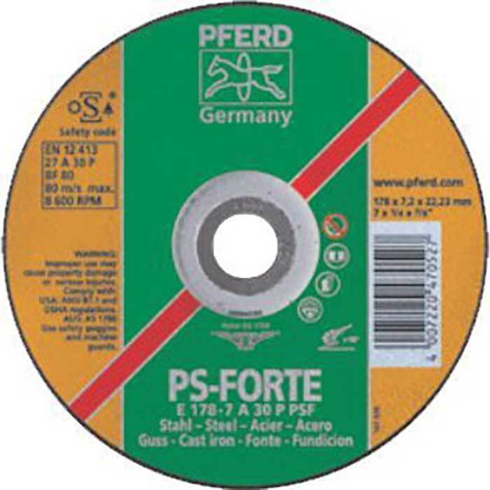 Pferd Soft Grinding Wheel GP D/C - Stone PS - Forte 125mm 69900119 - Pack of 25 - AIMS Industrial Supplies