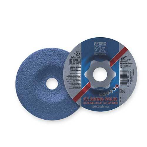 Pferd Solid Inox Grinding Wheel 125mm SG 64186125 - Pack of 10