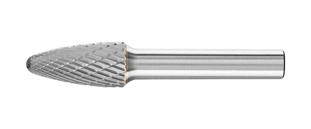 Pferd Tree Radius Burr RBF 15.9 x 25.4mm (5/8 x 1") C3 Plus, 1/4" Shank1