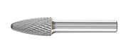 Pferd Tree Radius Burr RBF 15.9 x 25.4mm (5/8 x 1") C3 Plus, 1/4" Shank - AIMS Industrial Supplies