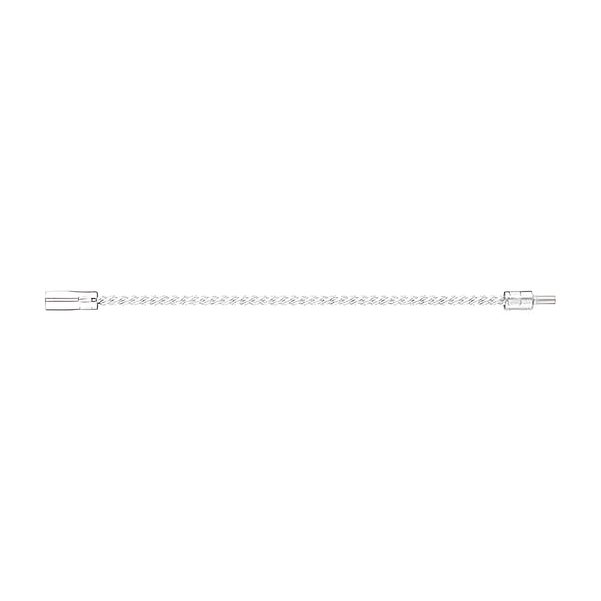 Pferd IBUV 300 mm tube brush extension, short twisted wire shaft with threaded fittings at both ends