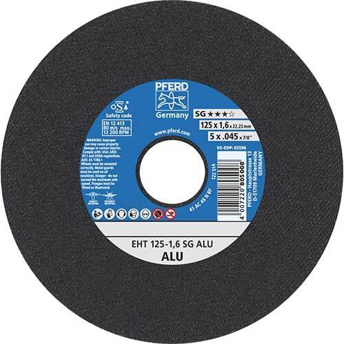 Pferd Ultra Thin Cut-Off Wheel Premium Aluminium 125 x 1.6mm - Pack of 25